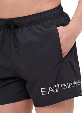 Maillot de bain Emporio Armani EA7 noir pour homme