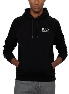 Sweatshirt Emporio Armani EA7 Logo noir pour homme