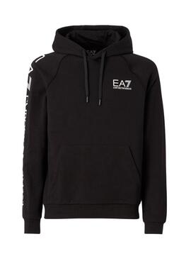Sweatshirt Emporio Armani EA7 Logo noir pour homme