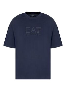 T-shirt Emporio Armani EA7 bleu marine pour homme
