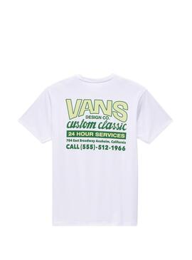 Maillot Vans Shop Front blanc pour homme