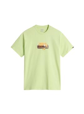 Chemise Vans Times Up verte pour homme