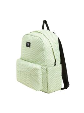 Sac à dos Vans Old Skool Check vert pour femme et homme