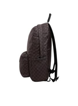 Sac à dos Vans Old Skool Check marron pour femme et homme