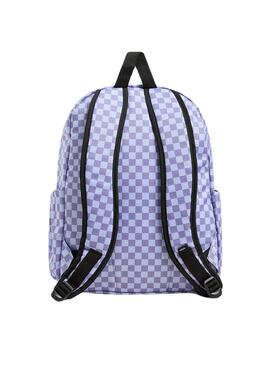 Sac à dos Vans Old Skool Check violet pour femme et homme