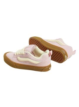 Sneakers Vans Knu Skool rose pour femme