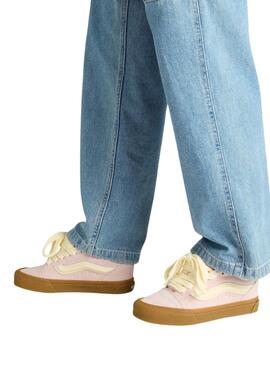 Sneakers Vans Knu Skool rose pour femme