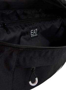 Sac banane Emporio Armani EA7 noir grand pour homme