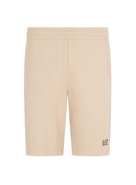 Bermuda Emporio Armani EA7 Core Identity tostado pour homme