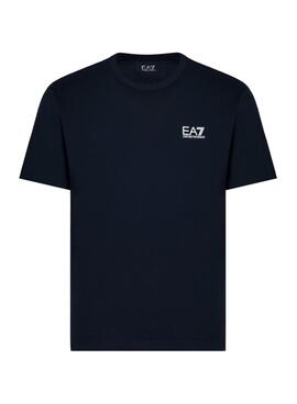 Maillot Emporio Armani EA7 Core Identity bleu marine pour homme.