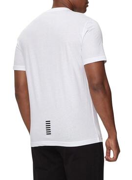T-shirt Emporio Armani EA7 Core Identity blanc pour homme