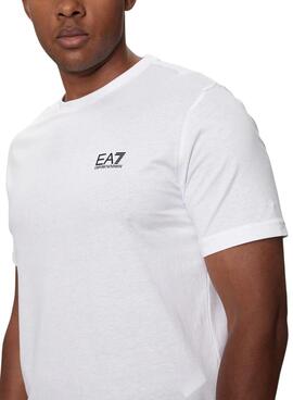 T-shirt Emporio Armani EA7 Core Identity blanc pour homme