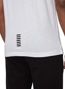 T-shirt Emporio Armani EA7 Core Identity blanc pour homme