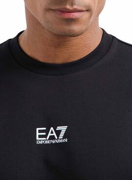Sweat-shirt Emporio Armani EA7 Core Identity noir pour homme