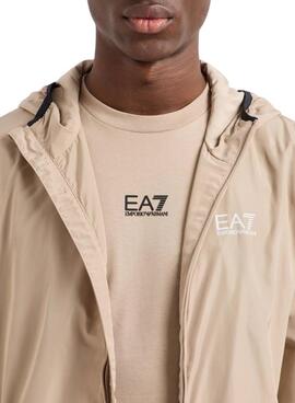 Sweatshirt Emporio Armani EA7 Core Identity toastée pour homme