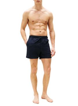 Maillot de bain Tommy Hilfiger tricolore bleu marine pour homme