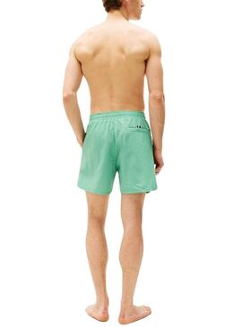 Maillot de bain Tommy Hilfiger Drawsting vert pour homme