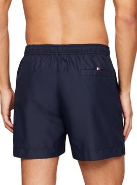 Maillot de bain Tommy Hilfiger Medium Drawsting bleu marine pour homme