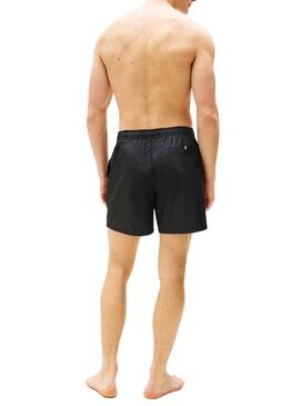Maillot de bain Tommy Hilfiger Medium Drawstring noir pour homme