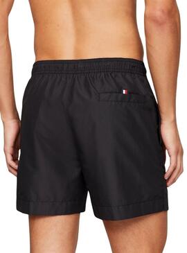 Maillot de bain Tommy Hilfiger Medium Drawstring noir pour homme