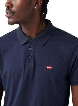Polo Levi's Housemark marine pour homme