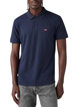 Polo Levi's Housemark marine pour homme