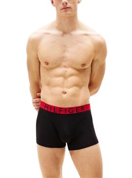 Caleçon Tommy Hilfiger boxer noir pour hommes