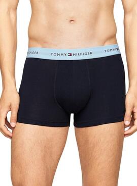 Boxers Tommy Hilfiger bleu marine pour hommes