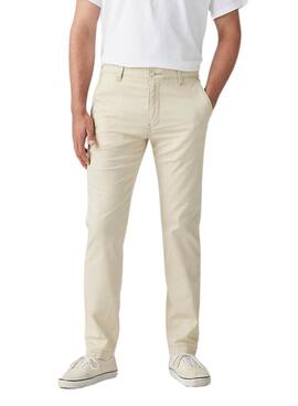 Pantalon Levi's XX Chino Standard Taper beige pour homme.