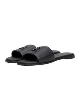 Sandales Tommy Hilfiger Logo noir pour femme
