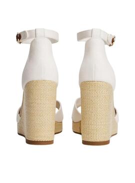 Sandales Tommy Hilfiger Espad blanc pour femme