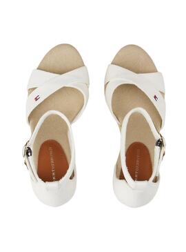 Sandales Tommy Hilfiger Espad blanc pour femme