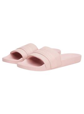 Tongs Tommy Hilfiger Poolside rose pour femme