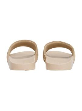 Mules Tommy Hilfiger Poolside beige pour femme