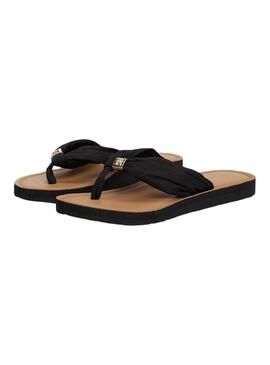 Sandales Tommy Hilfiger Elevated noires pour femmes