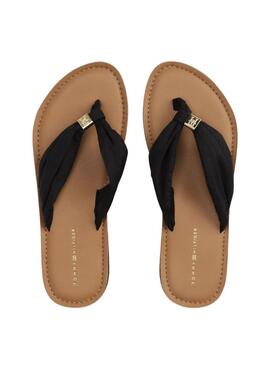 Sandales Tommy Hilfiger Elevated noires pour femmes
