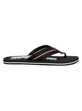 Tongs Tommy Hilfiger Corporate noires pour homme