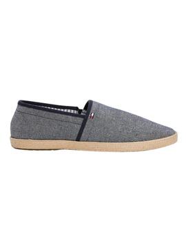 Espadrilles Tommy Hilfiger en chambray bleu marine pour hommes