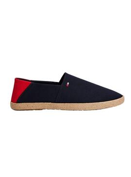 Espadrilles bleues marine Tommy Hilfiger pour homme