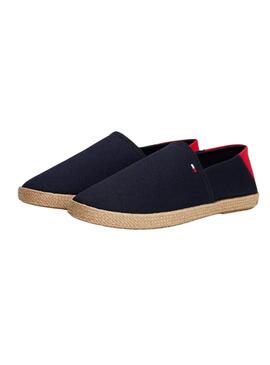 Espadrilles bleues marine Tommy Hilfiger pour homme