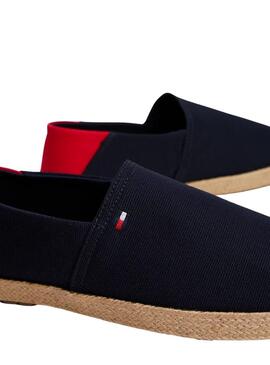 Espadrilles bleues marine Tommy Hilfiger pour homme