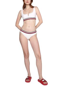 Mules Tommy Jeans Pool Slide rouge pour femme