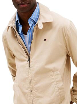 Veste Tommy Hilfiger Lightweight beige pour homme