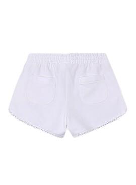 Short Mayoral  sport  basique  blanc pour fille