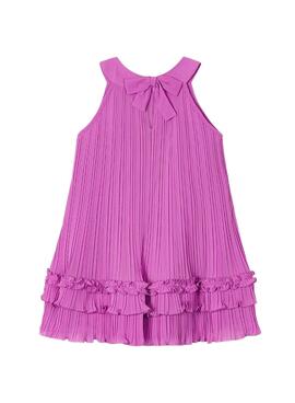 Robe Mayoral plissée rose pour fille de la marque  