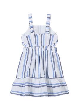 Robe Mayoral à rayures bleues pour fille