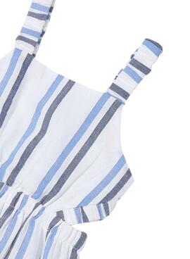 Robe Mayoral à rayures bleues pour fille
