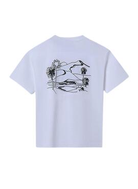 T-shirt Mayoral avec texte brodé blanc pour garçon