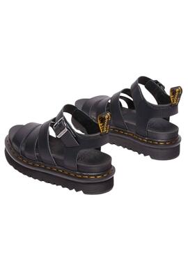 Sandales Dr. Martens Blaire noires pour femmes