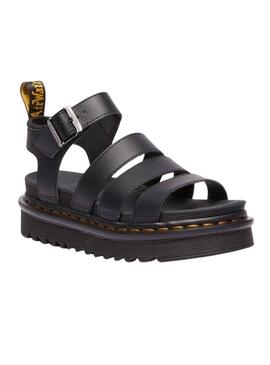 Sandales Dr. Martens Blaire noires pour femmes